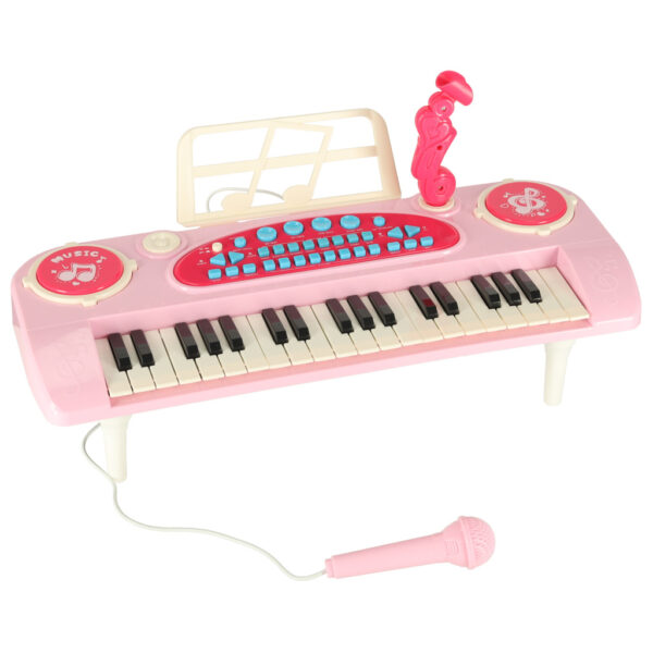 Keyboard-dla-dzieci-pianinko-interaktywne-organki-37-klawiszy-mikrofon-statyw-rozowe-173077 Keyboard-dla-dzieci-pianinko-interaktywne-organki-37-klawiszy-mikrofon-statyw-rozowe-173077