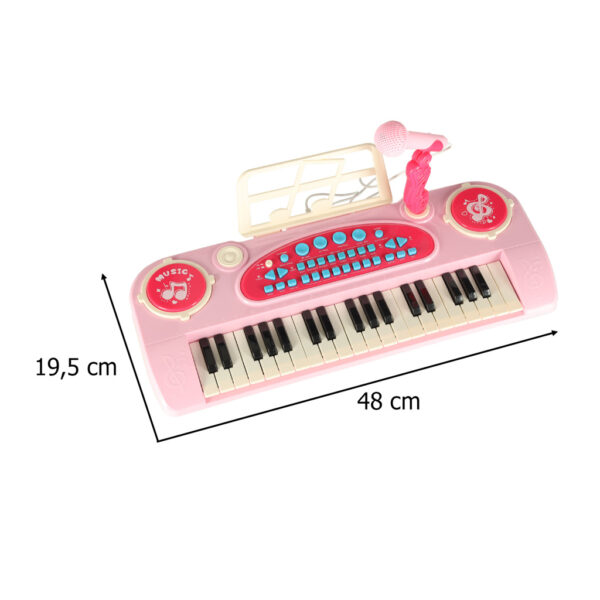 Keyboard-dla-dzieci-pianinko-interaktywne-organki-37-klawiszy-mikrofon-statyw-rozowe-173082 Keyboard-dla-dzieci-pianinko-interaktywne-organki-37-klawiszy-mikrofon-statyw-rozowe-173082