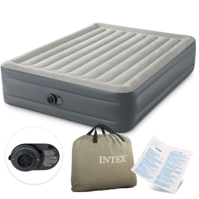 Large Inflatable Mattress 203x152 cm with Built-In Pump INTEX 64126