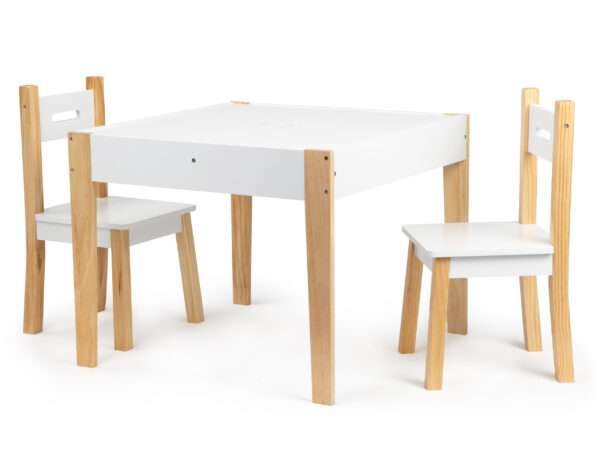 Table with two chairs, children's furniture set ECOTOYS