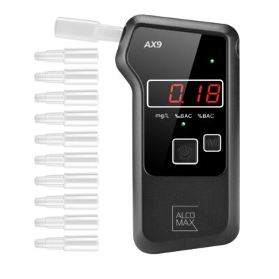 AX9 electrochemical breathalyzer with PLATINUM