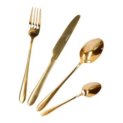 Cutlery set | ABELE | gold | 16 pieces | ALL 951910