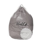 KX6104_1 Baldachim kurtyna namiot tipi wiszący szary 4