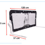 KX5318 Barierka ochronna bramka osłonka do łóżka 90cm zwierz