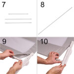 KX3305 Tyczka palik do pomidorów roślin 120 cm 10 szt 1-2