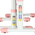 Biurko-dzieciece-szkolne-regulowane-krzeslo-lampka-LED-USB-rozowe-175614