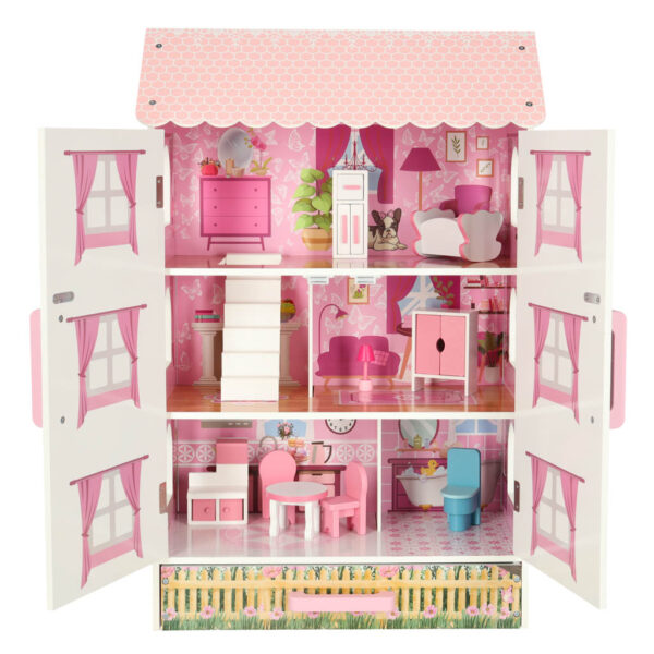 Domek-dla-lalek-drewniany-Lulilo-Papilio-rozowy-80cm-165948 Domek-dla-lalek-drewniany-Lulilo-Papilio-rozowy-80cm-165948