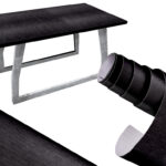 KX5521P Folia odcinek samoprzylepna okleina tapeta dąb srebrno-