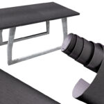 KX5521P Folia odcinek samoprzylepna okleina tapeta dąb srebrno-