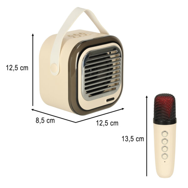 Glosnik-do-karaoke-USB-Bluetooth-kremowy-161131 Glosnik-do-karaoke-USB-Bluetooth-kremowy-161131