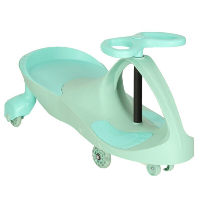 Светодиодный гравитационный аттракцион на светящихся колесах Swing Fix S3 мятного цвета