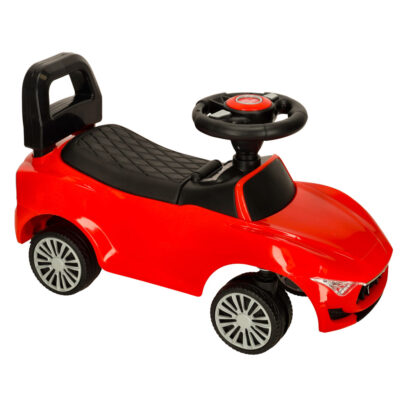 Rider push car auto with sound and lights red