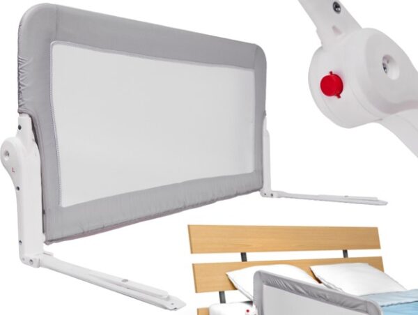 Aizsardzības gultas sliedes atvērums 200 cm pelēks