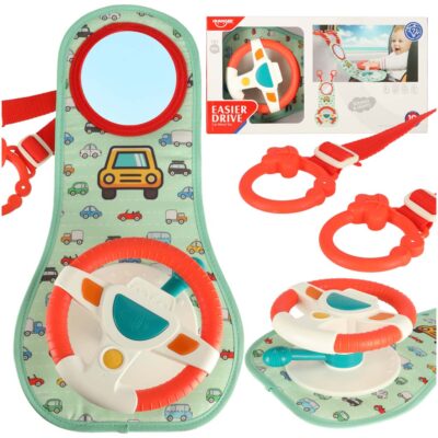 Kids steering wheel for car car interactive mat sounds LED lights