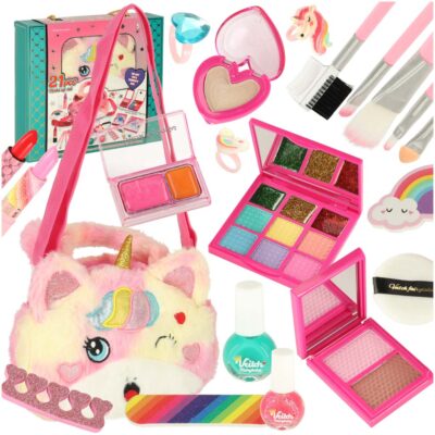 Make up cosmetics make up polishes handbag set of 21 items