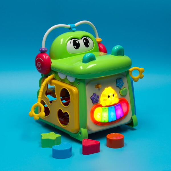 Kostka-edukacyjna-sorter-z-pianinkiem-krokodyl-4w1-168290 Kostka-edukacyjna-sorter-z-pianinkiem-krokodyl-4w1-168290