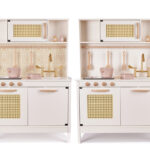 KX6284 Kuchnia drewniana MDF retro z akcesoriami BOHO 11