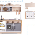 KX5548_1 Kuchnia drewniana MDF LULILO Kuko + akcesoria 4