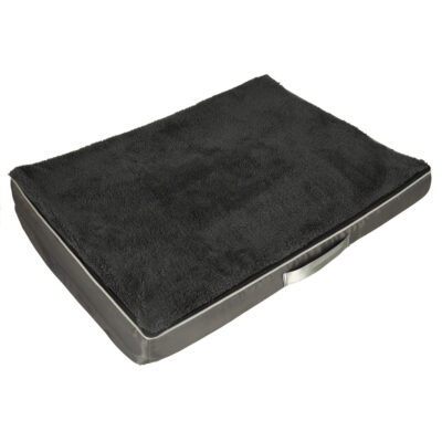 Orthopedic dog bed cat bed waterproof lounger 90cm grey