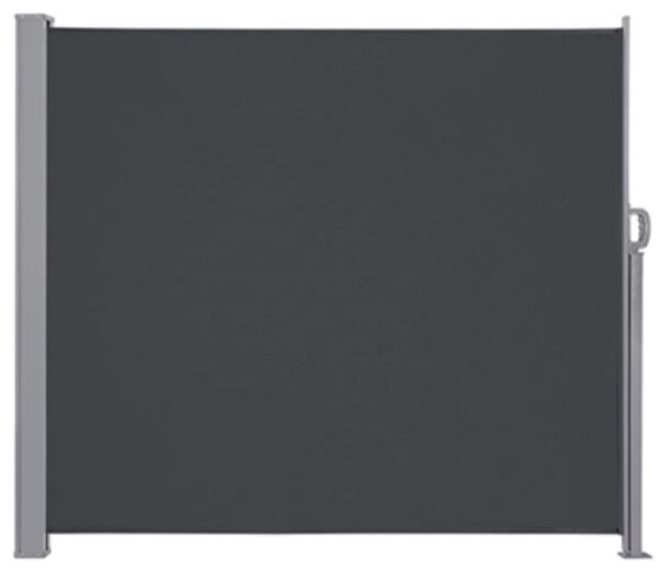 LUARO side terrace awning retractable screen 160 x 300 cm grey