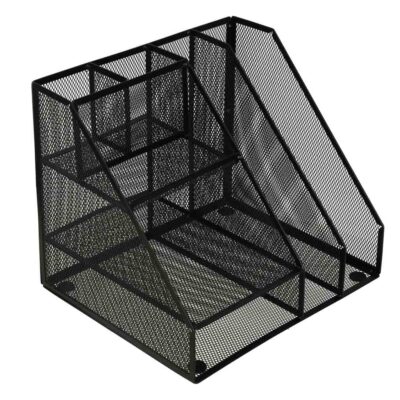 Большой металлический настольный органайзер формата A4 7 отделений