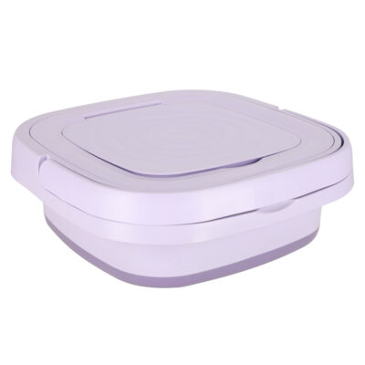 Travel automatic washing machine mini foldable portable 8L purple