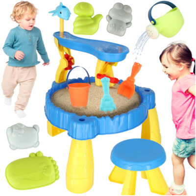 Water table sand and water track two levels accessories