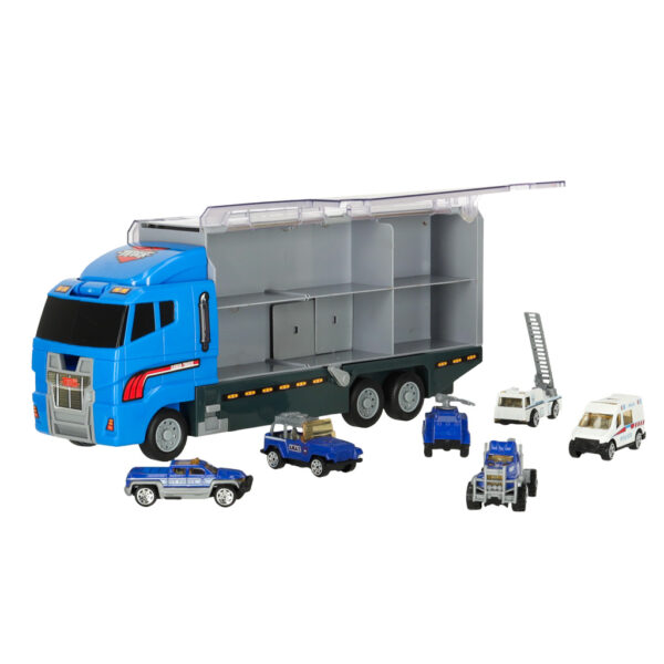 Transporter-ciezarowka-TIR-wyrzutnia-metalowe-auta-policja-166599 Transporter-ciezarowka-TIR-wyrzutnia-metalowe-auta-policja-166599