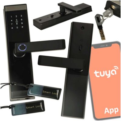 Электронный дверной замок SMART код отпечатка пальца умная дверная ручка bluetooth