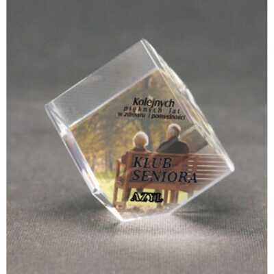 Стеклянный кубок и футляр LuxorJet с цветной печатью