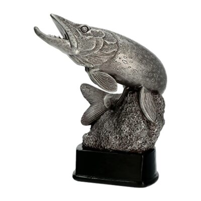 Cast figurine - pike
