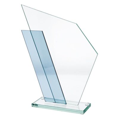Glass trophy