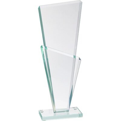 Glass trophy