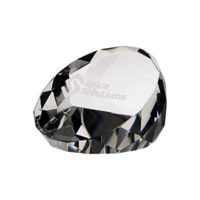 Engraved glass trophy