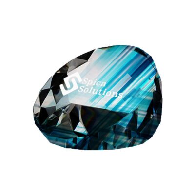 Стеклянный кубок с цветной печатью LuxorJet