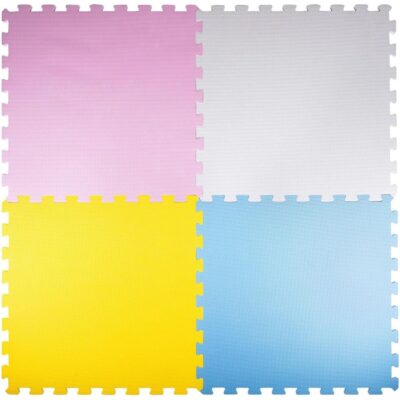 EVA FOAM PUZZLE MAT 60X60 COLORS 4 PIECES WITH BAG