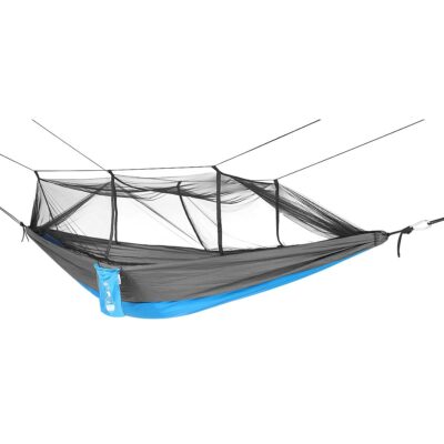 270X140CM 2 PERSON HIKING HAMMOCK WITH MOSQUITO NET BLUE