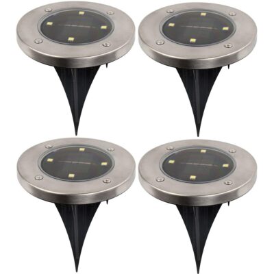 SOLAR LAMP 4 LED SMD TO BE DRIVEN INTO THE GROUND KPL.4PCS