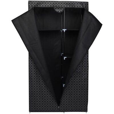 TEXTILE GARDROBE WARDROBE 90x45x170CM ORNAMENT 45207