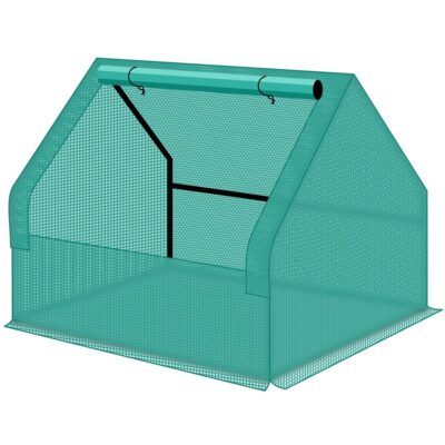 ТЕПЛИЦА САДОВАЯ ТОННЕЛЬ ЗЕЛЕНЫЙ МИНИ 124X94X94СМ