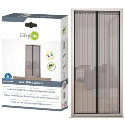DOOR MOSQUITO NET 100X220 CM WITH MAGNET CLOSURE