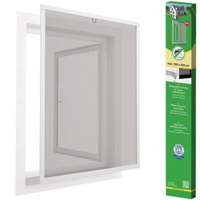 ALU WINDOW MOSQUITO NET 100X120 WHITE