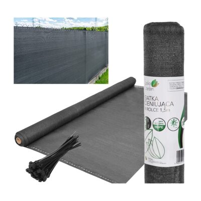 SHADE NET 110G/M2 1.5X25M DARK GREY