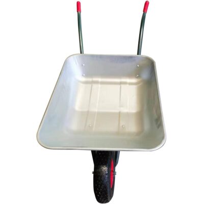 GARDEN WHEELBARROW GALVANIZED 80KG 60L