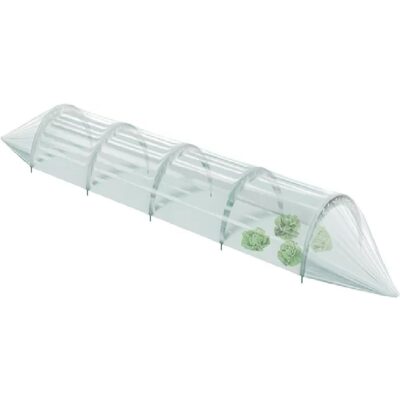 FOIL TUNNEL GREENHOUSE FLOO 240CM FOREST GREEN