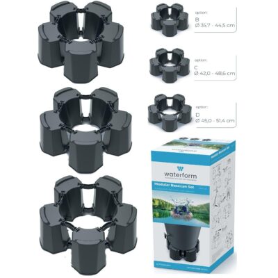 BASE FOR RAINWATER TANK MODULAR 5 BASECAN ANTHRACITE