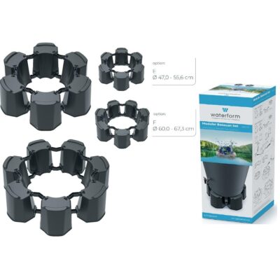 BASE FOR RAINWATER TANK MODULAR 6 BASECAN ANTHRACITE