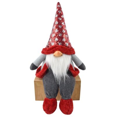 CHRISTMAS GNOME SITTING 92CM