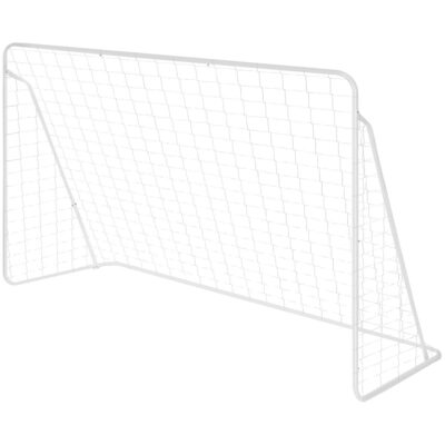 ENERO Футбольные ворота с сеткой 240x150x90CM FI 25 и 22 мм