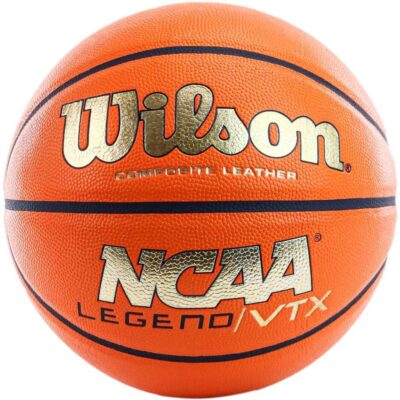 BASKETBALL WILSON NCAA LEGEND VTX BSKT ORANGE/GOLD R.7